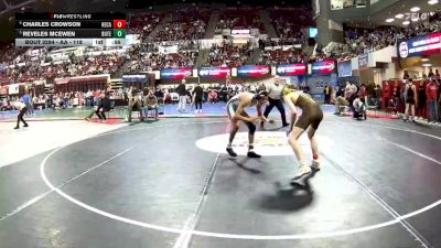 AA - 118 lbs Cons. Round 3 - Reveles McEwen, Butte vs Charles Crowson, Helena Capital