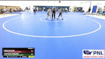 100/110 Round 2 - Madison Heinzer, Daniel Cormier Wrestling Academy vs Addi Baxter, Sanderson Wrestling Academy