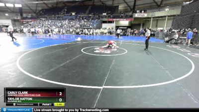 105 lbs Round 1 - Taylor Hatton, Olympiad RTC vs Carly Clark, Junkyard Dogs Wrestling Club