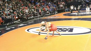 1A 138 lbs Semifinal - Luke Munsterman, Coal City vs Landen Lage, Gibson City (G.C.-Melvin-Sibley)