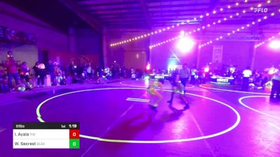 81 lbs Quarterfinal - Isaac Ayala, The Wrestling Asylum vs Wyatt Secrest, Bear Cave WC