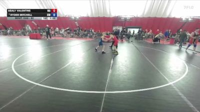92 lbs Quarterfinal - Sealy Valentine, Wisconsin vs Ryder Mitchell, X-Factor Elite Wrestling