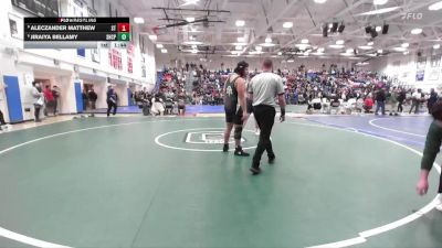 Boys 285 lbs Champ. Round 1 - Aleczander Matthew, Santa Teresa Boys vs Jiraiya Bellamy, Sacred Heart Boys