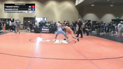 132 lbs Cons. Rd Of 16 - Braden Wivell, Exodus Wrestling Club vs Branden Wylie, Beat The Streets Philadelphia
