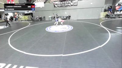 105 lbs Quarters - Landon Ormonde, Ceres Pups Wrestling Club vs Bo Barker