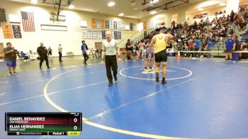 165 lbs Quarterfinal - Daniel Benavidez, San Fernando vs Elias Hernandez, Bishop Amat