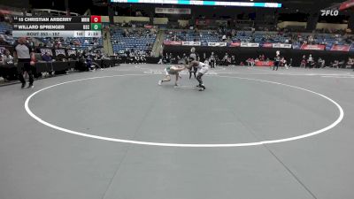 157 lbs Cons. Round 2 - 15 Christian Arberry, Marian vs Willard Sprenger, Bismarck State