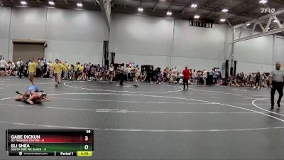 98 lbs Round 1 (8 Team) - Eli Shea, South Side WC Black vs Gabe Dickun, D3 Training Center