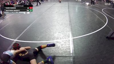 65 lbs Semifinal - Haze Dunkin, Nebraska Boyz vs Matthew Merritt, The Best Wrestler