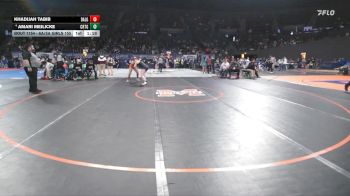 6A/5A Girls 155 Quarterfinal - Khadijah Tabib, Dallas Girls vs Amari Meilicke, Crater Girls