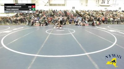 102 lbs Champ. Round 2 - Evan Gregory, Club Not Listed vs Eirnin Hanrahan, SV Saber Den Wrestling
