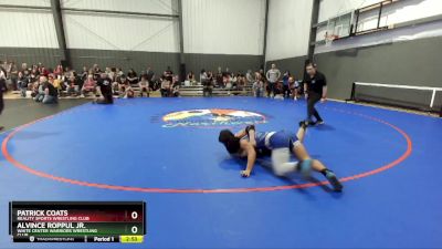160 lbs Cons. Round 2 - Patrick Coats, Reality Sports Wrestling Club vs Alvince Roppul Jr., White Center Warriors Wrestling Club