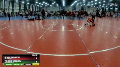 76 lbs Rd# 4- 2:00pm Friday Final Pool - Blade Pehrson, SELECT, Utah vs Tenner Gregory, Oklahoma Elite