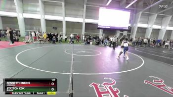 120 lbs Champ. Round 3 - Statton Cox, Beaver vs Bennett Hinkins, Herriman