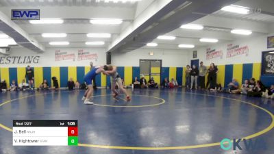 170 lbs Rr Rnd 2 - Jensen Bell, Norman North JH vs Vanis Hightower, Standfast OKC