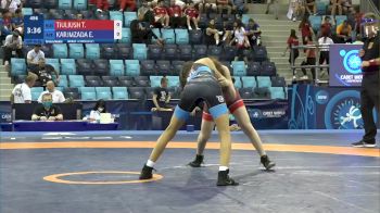 40 kg Final 3-5 - Tana Tiuliush, Russia vs Elvina Karimzada, Azerbaijan