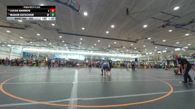 126 lbs Champ. Round 4 - Mason Katschor, Unattached vs Lucas Barrios, Kongkrete