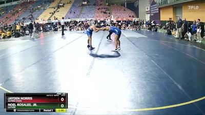 133 lbs Cons. Round 1 - Jayden Norris, Alfred State vs Noel Rosales, Jr., Luther