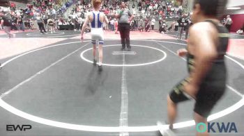 88 lbs Quarterfinal - Niko Proctor, Henryetta Knights Wrestling Club vs Chase Gabbard II, Raw Wrestling Club