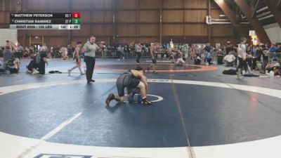 135 lbs Consi Of 4 - Matthew Peterson, KD Training Center vs Christian Ramirez, St Peters Prep