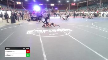 86 lbs Rr Rnd 1 - Drew Flores, NM Gold vs Jt Eden, Top Fuelers Wrestling