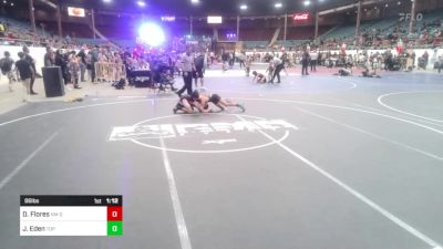 86 lbs Rr Rnd 1 - Drew Flores, NM Gold vs Jt Eden, Top Fuelers Wrestling