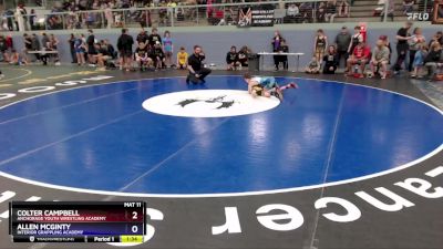 77 lbs Semifinal - Allen McGinty, Interior Grappling Academy vs Colter Campbell, Anchorage Youth Wrestling Academy