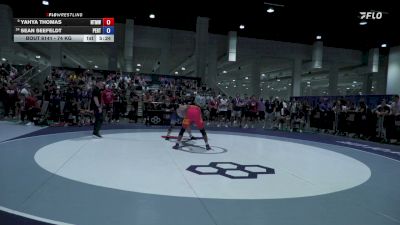 74 kg Champ. Rd Of 32 - Yahya Thomas, NJRTC/ Titan Mercury Wrestling Club vs Sean Seefeldt, Pennsylvania RTC