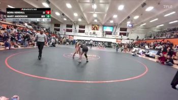 130 lbs Cons. Round 1 - Mary Anderson, Moorcroft vs Nora Kendall, Star Valley