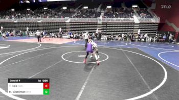 98 lbs Consi Of 4 - Trenton Enis, Thermopolis WC vs Max Silentman, Coyote WC