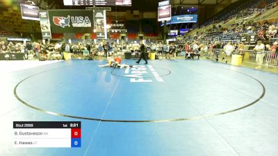 190 lbs Cons 32 #2 - Brock Gustaveson, WA vs Elijah Hawes, UT