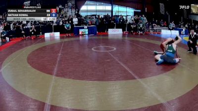 65kg Cons. Semi - Zubail Dzhabrailov, Edmonton Wrestling Club vs Nathan Kowal, Saskatoon Junior Huskies