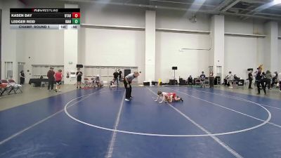 45 lbs Champ. Round 1 - Kasen Day, Utah vs Ledger Reid, Idaho