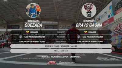 Benjamin Quezada vs Benjamín Bravo Gaona 2026 ADCC Ecuador Open