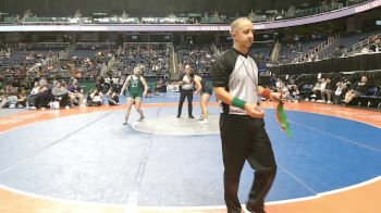 1-4A - 165 3rd Place Match - Kaylah Evans, Bandys High School vs Evangeline (Evie) Alasin, Northeastern