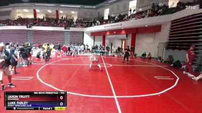 144 lbs Cons. Round 3 - Jaxon Truitt, Oklahoma vs Luke Farley, Husky Wrestling Club