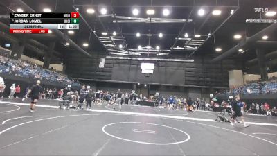 165 lbs Semifinal - Jordan Lomeli, Oklahoma City vs Zander Ernst, Morningside (Iowa)