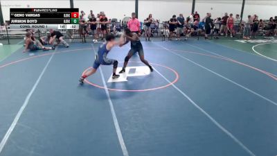 161-164 lbs Cons. Round 1 - Geno Vargas, Bolingbrook vs Jurmon Boyd, Cahokia