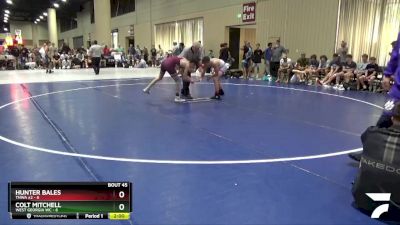 120 lbs Quarters & 3rd Wb (32 Team) - Hunter Bales, TNWA #2 vs Colt Mitchell, West Georgia WC