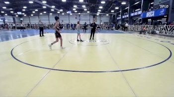 85 lbs Consi Of 16 #1 - Nathan Hernandez, NC vs Avalyn Lamarre, CT