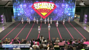 Dragons Elite - Golden Divas [2026 L1.1 Mini - PREP Day 1] 2026 Spirit Sports Indianapolis Nationals