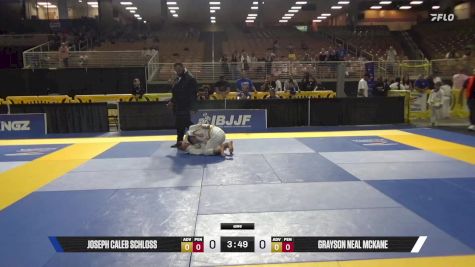 Grayson Neal McKane vs Joseph Caleb Schloss 2025 Pan Kids Jiu-Jitsu IBJJF Championship