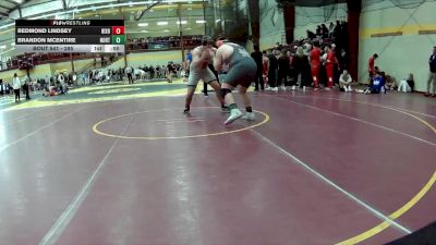 285 lbs Cons. Round 1 - Brandon Mcentire, Northampton vs Redmond Lindsey, Bixby