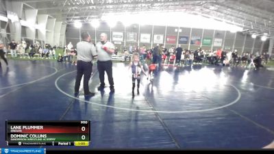 56 lbs Champ. Round 1 - Dominic Collins, Sanderson Wrestling Academy vs Lane Plummer, Oregon