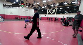155 lbs Cons. Round 4 - Katherine Gott, Salinas vs Rylee Deoca, Norco
