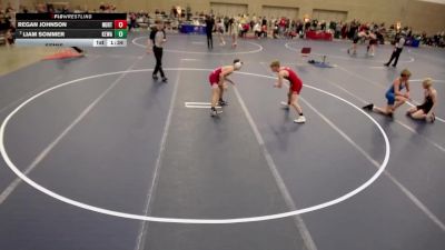 16U - 120 lbs Semis - Regan Johnson, New Ulm Rolling Thunder Wrestling Club vs Liam Sommer, Kenyon-Wanamingo