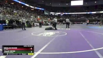 Cons. Round 2 - Travis Meyer, Fillmore Central vs Nicklaus Busse, St. Paul