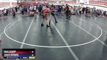 132 lbs Quarterfinal - Isaac Cooper, Lincoln Southeast vs Maxum Rodgers, Border Bandits Wrestling