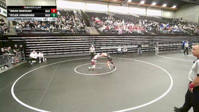 3A 132 lbs Cons. Round 2 - Brian Marquez, Manti vs Ryler Jorgensen, Morgan