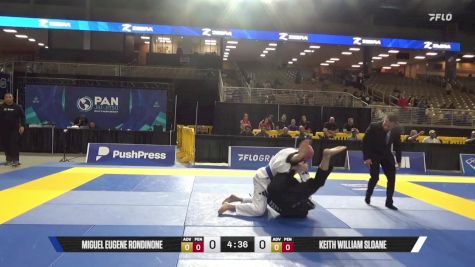 Keith William Sloane vs Miguel Eugene Rondinone 2025 Pan Jiu Jitsu IBJJF Championship